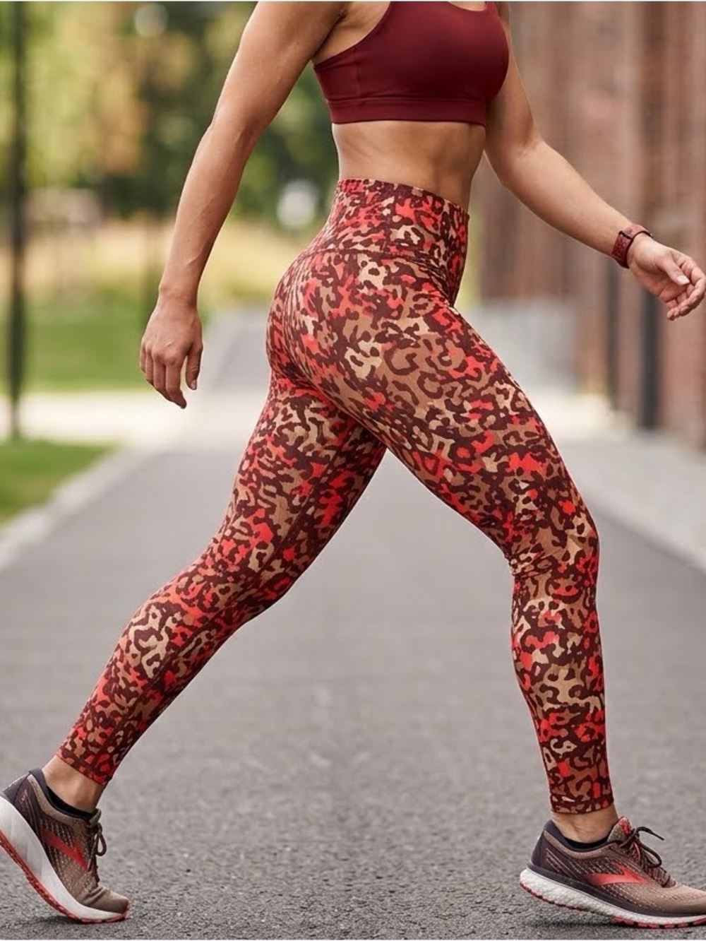 OFFLINE By Aerie | Goals High Waisted Legging in Fiery Cheetah Print Size Medium